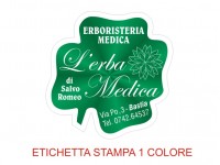 Etichette adesive per erboristerie, cosmetica, cosmesi (mm 39X39)  (cod.7M )
